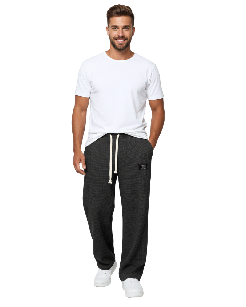Quinton Pantalon Homme Coupe Ample – Taille Ajustable, Tissu Respirant & Style Moderne
