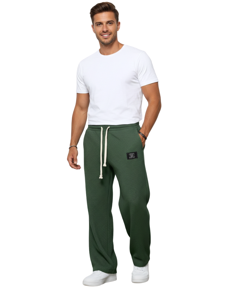 Quinton Pantalon Homme Coupe Ample – Taille Ajustable, Tissu Respirant & Style Moderne