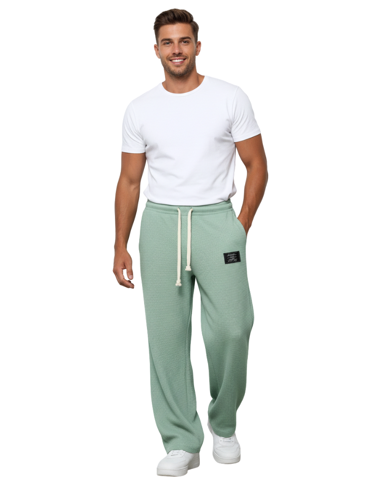 Quinton Pantalon Homme Coupe Ample – Taille Ajustable, Tissu Respirant & Style Moderne