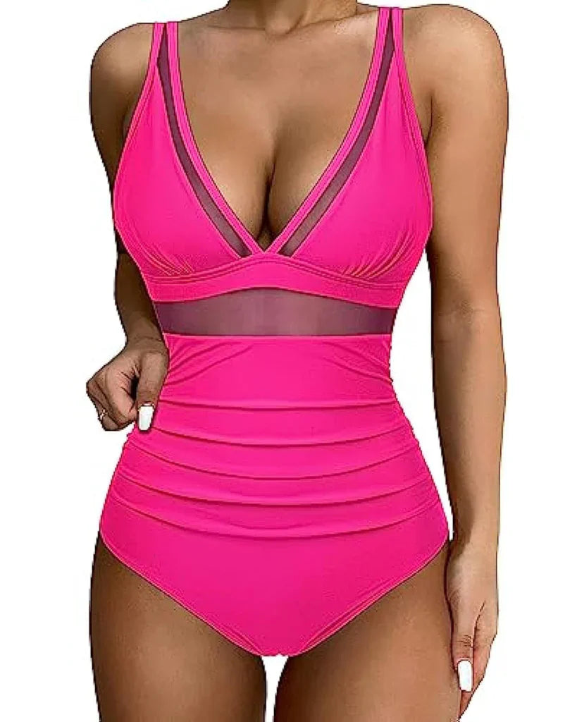 Sophie Maillot de Bain Femme – Coupe Ajustée avec Bretelles Réglables & Séchage Rapide