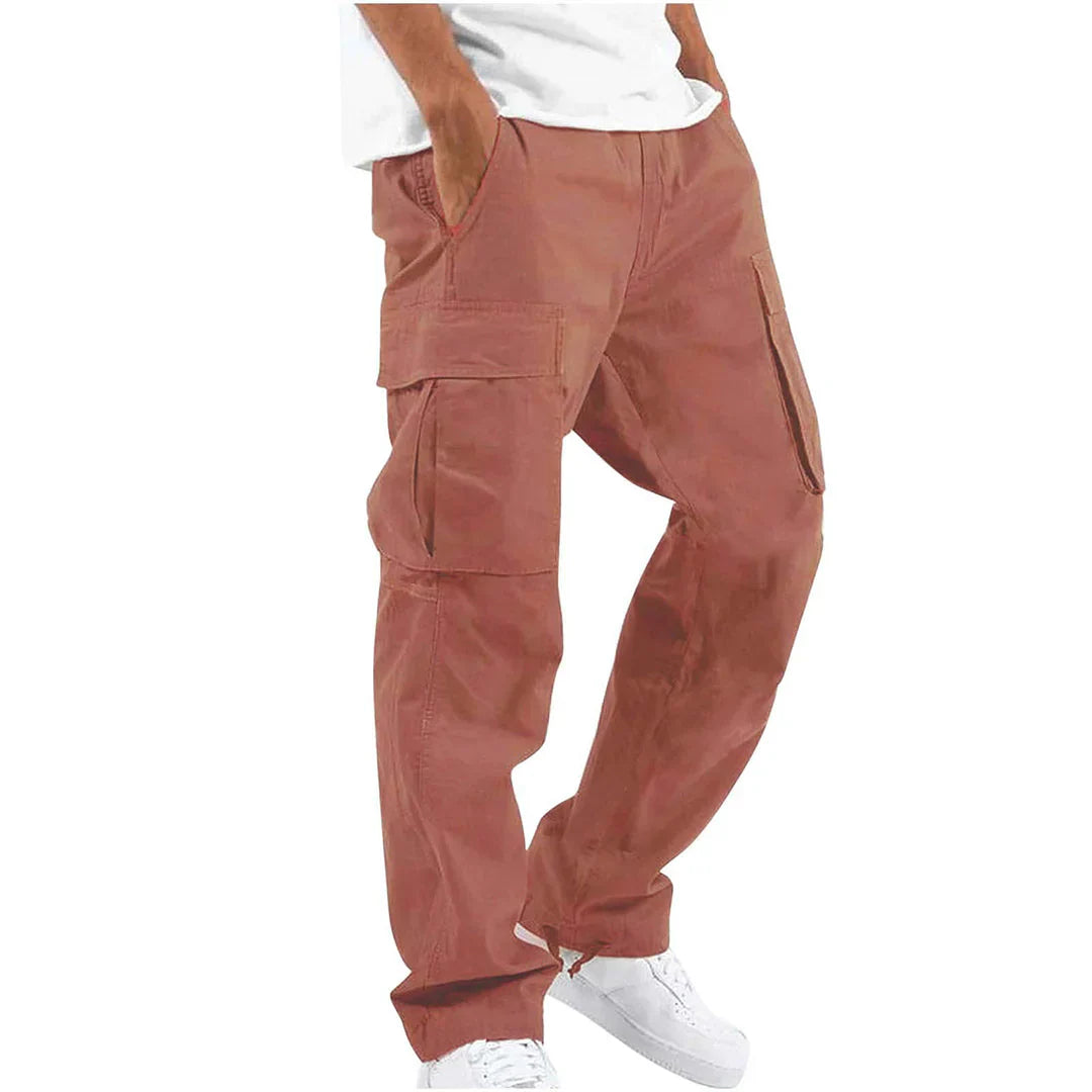 Pantaloni cargo da uomo James – Pantaloni resistenti per attività all'aperto con tasche e vita elastica