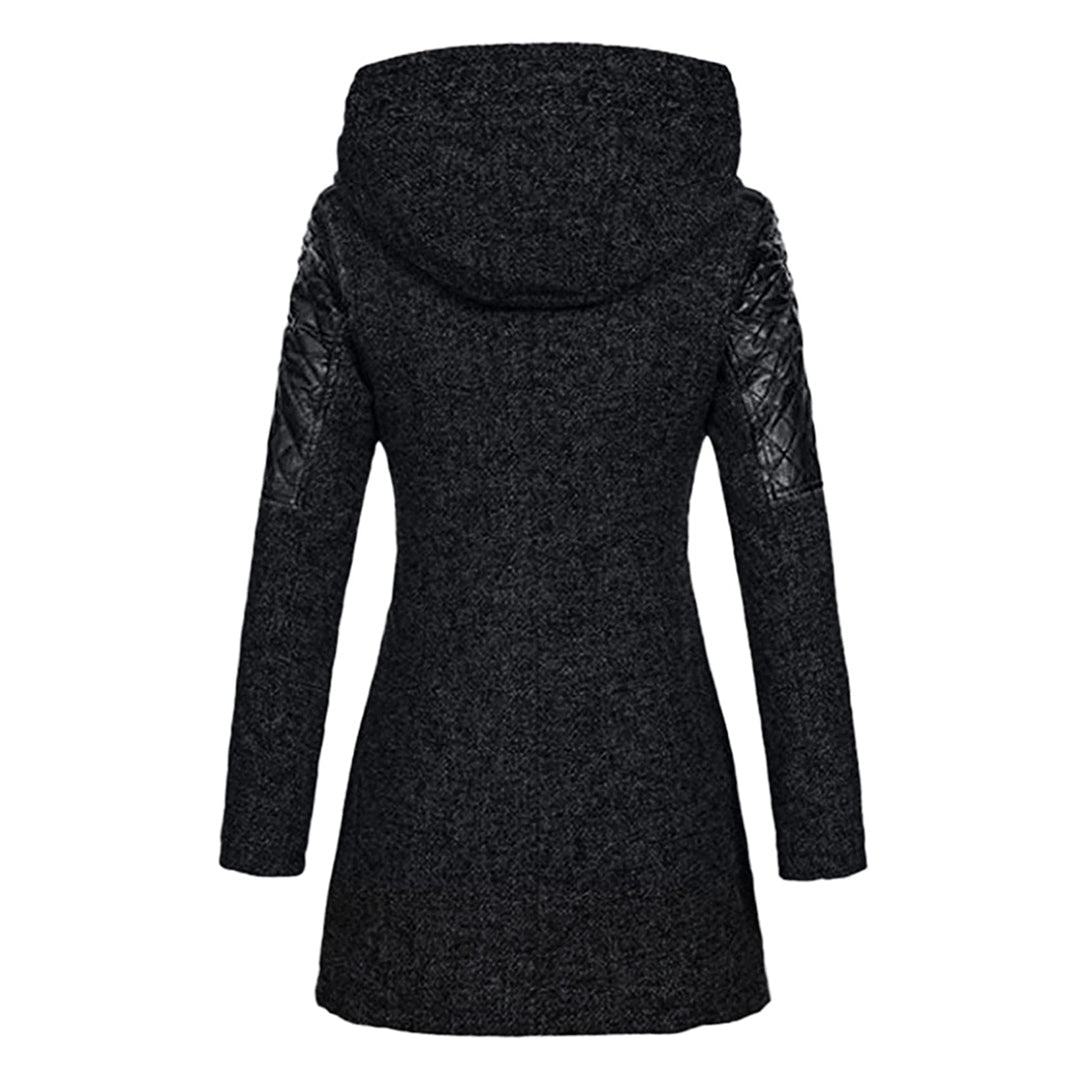 Jhey Manteau Long d’Hiver Femme – Design Chaud à Capuche avec Coupe Élégante pour Froid