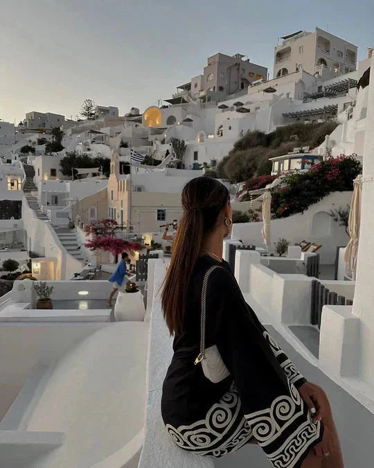 Brigette Robe Longue Femme – Robe d’Été Chic et Élégante avec Coupe Fluide & Tissu Léger