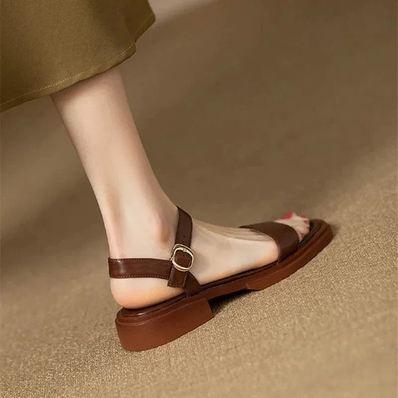 Sandali in pelle da donna Celine - Eleganti sandali in pelle con comfort superiore per l'estate