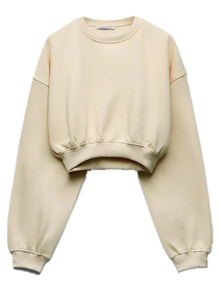 Merel Ensemble Confort Femme – Ensemble Deux Pièces avec Crop Top & Pantalon pour un Style Décontracté et un Confort Absolu