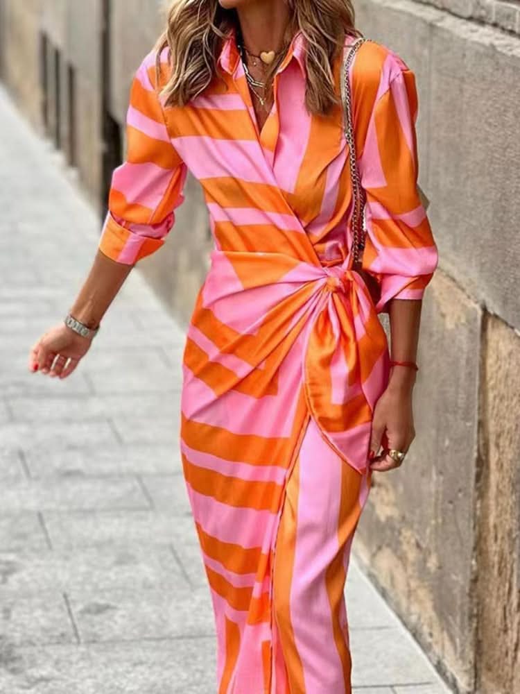 Robe portefeuille femme Miral – Coupe élégante, silhouette flatteuse & design estival