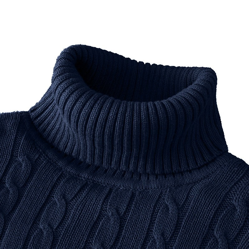 Maglione a collo alto da uomo Klaus: maglieria esclusiva, elegante e confortevole
