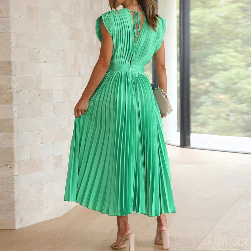 Abito plissettato da donna Denise - Eleganza senza tempo e texture sofisticata, colori multipli