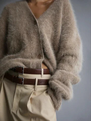 Ella Pull en Cachemire Femme – Cardigan Ample Élégant & Confort Doux Intemporel
