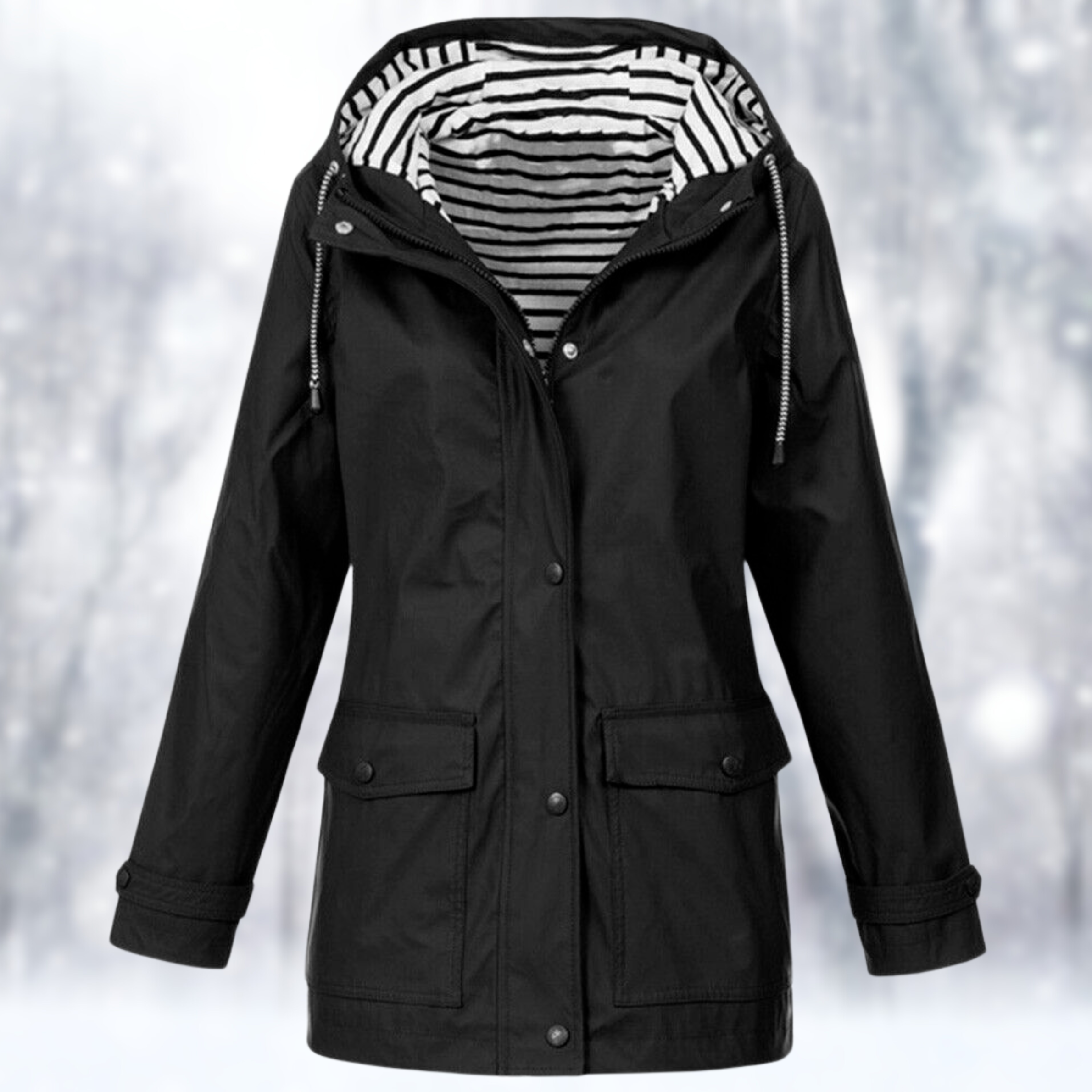 Rivka Veste Imperméable Jaune – Protection Pluie & Style Moderne pour Femme