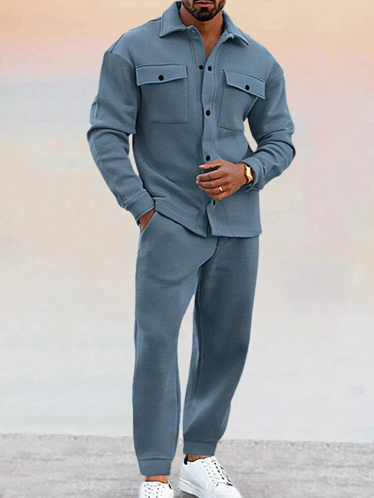 Σετ Κοστούμι James Ensemble Classique Ανδρικό – Σακάκι Εφαρμοστό & Παντελόνι Ταίριαστο για Επιχειρήσεις ή Επίσημες Εκδηλώσεις