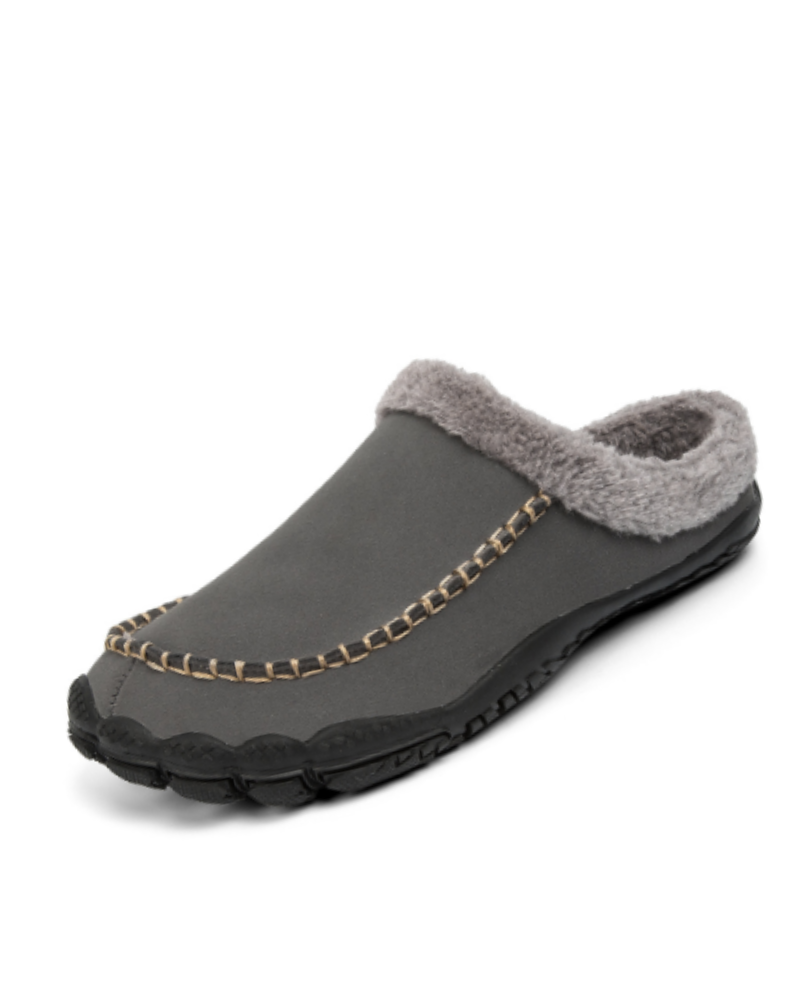 Brye Chaussons Homme Vardi – Pantoufles Chaudes Antidérapantes Faciles à Enfiler