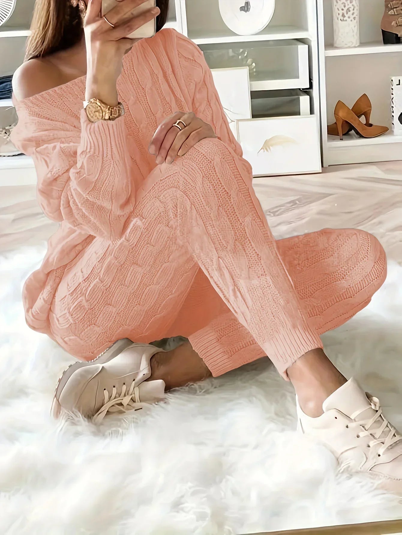 Ensemble Deux Pièces Femme Bodile – Tenue d’Intérieur Confortable avec Coupe Tendance