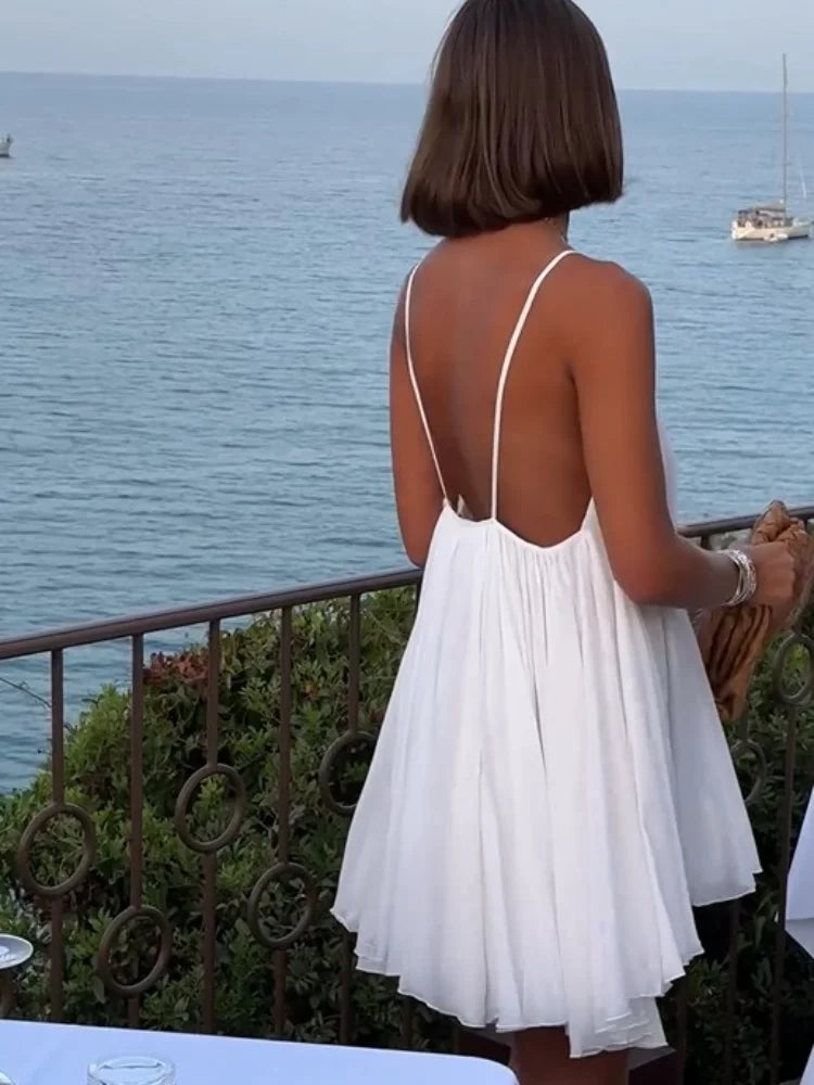 Robe de Soirée Courte Femme Eulalie – Élégante Robe Courte à Coupe Flatteuse pour Occasions Formelles