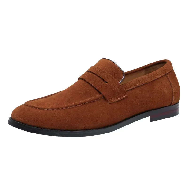 Darren Mokassins Wildleder Herren – Elegante Slipper ohne Schnürsenkel mit Bequemer Sohle