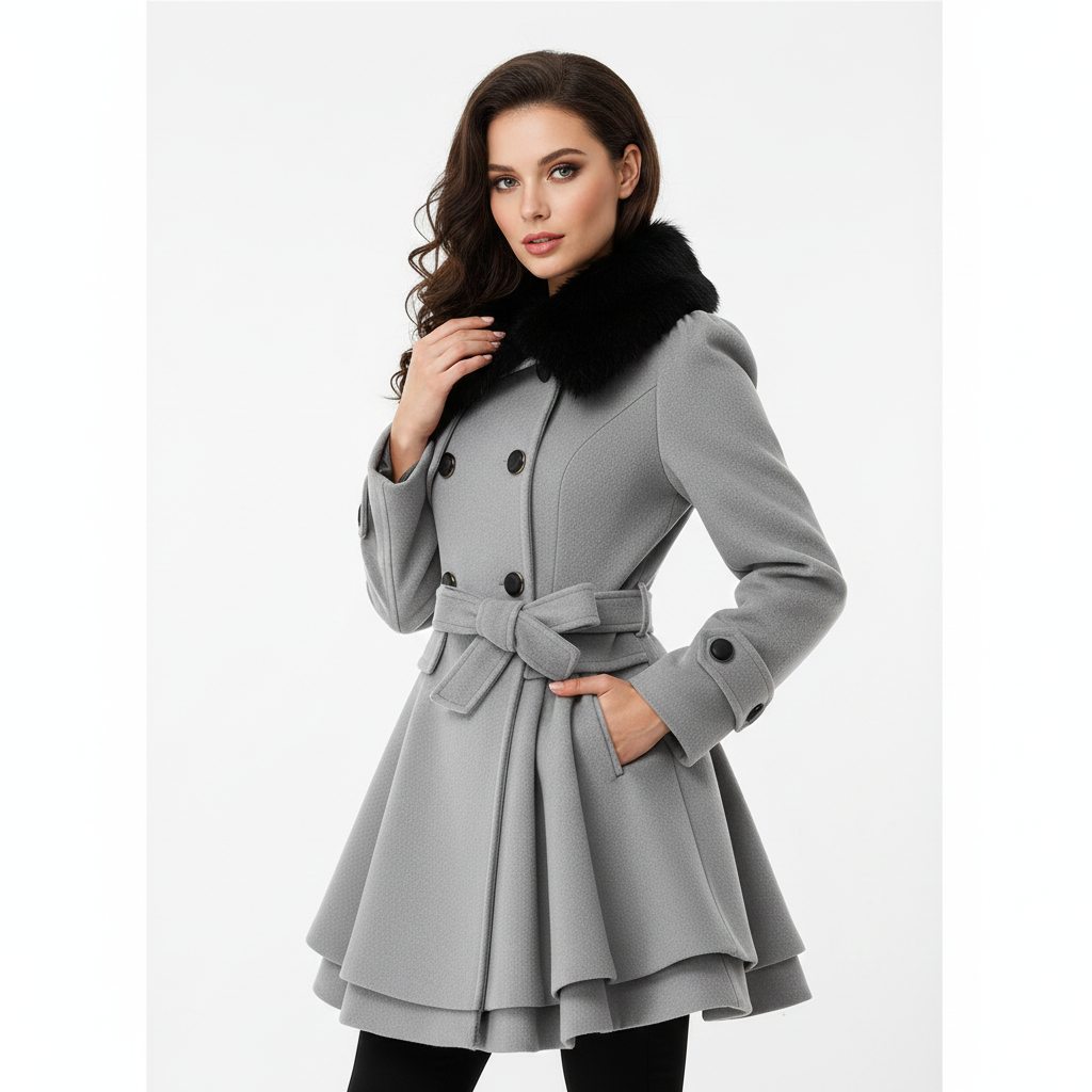 Shara Manteau Hiver Femme – Veste Chaude Élégante avec Coupe Confortable & Design Moderne