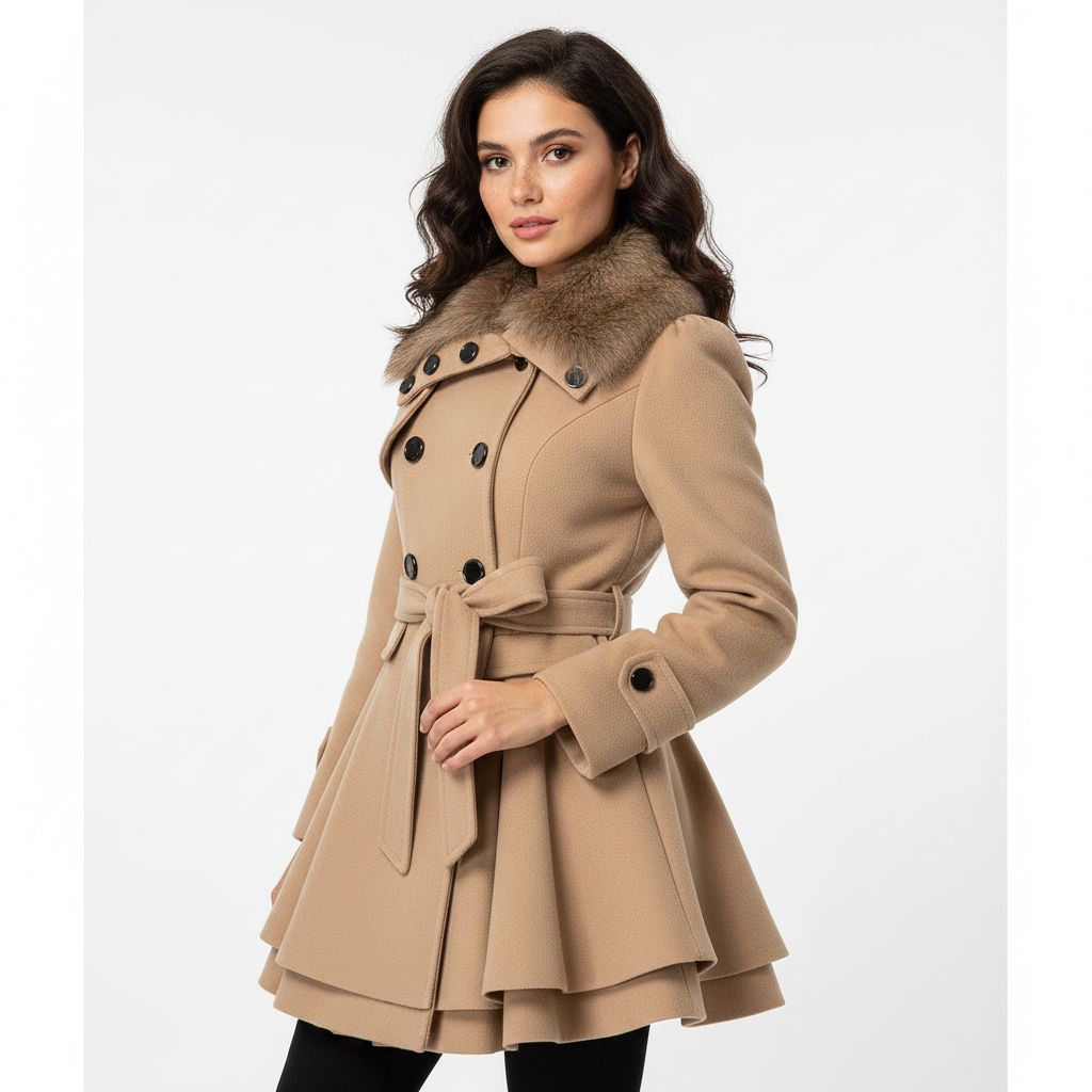 Shara Manteau Hiver Femme – Veste Chaude Élégante avec Coupe Confortable & Design Moderne