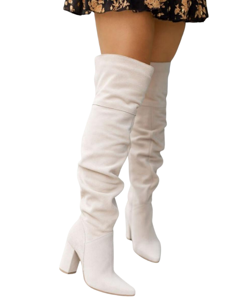 Laila Women's High Heel Boots – Elegant Long Boots for Chic Looks