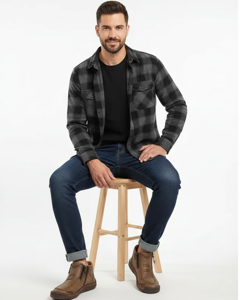 Quinn Chaussures Homme à Soutien Ergonomique – Zip Latéral, Confort Durable & Style Élégant