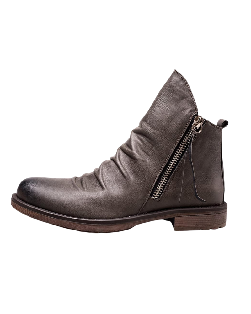 Daniel Miesten Vetoketjulliset Saappaat – Tyylikkäät Modernit Saappaat, Istuva ja Monikäyttöinen Muotoilu