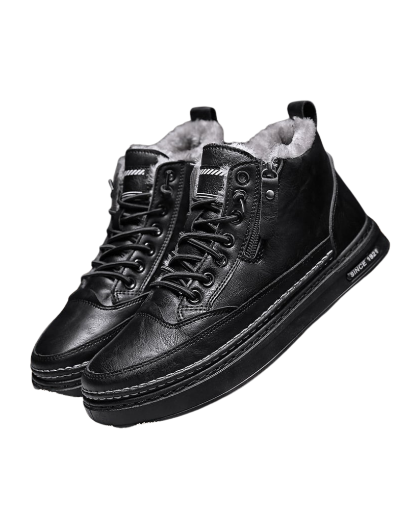 Cairo Bottines Homme – Doublure Peluche, Semelle Antidérapante & Style Automne-Hiver