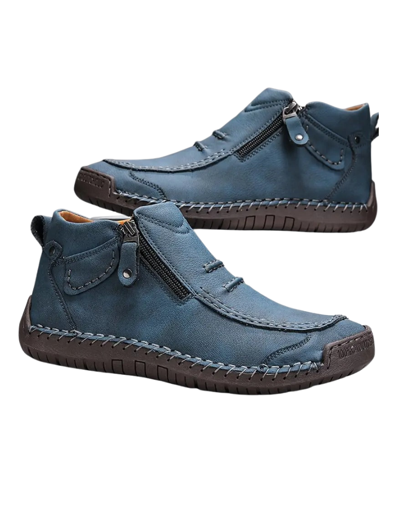 Quinn Chaussures Homme à Soutien Ergonomique – Zip Latéral, Confort Durable & Style Élégant