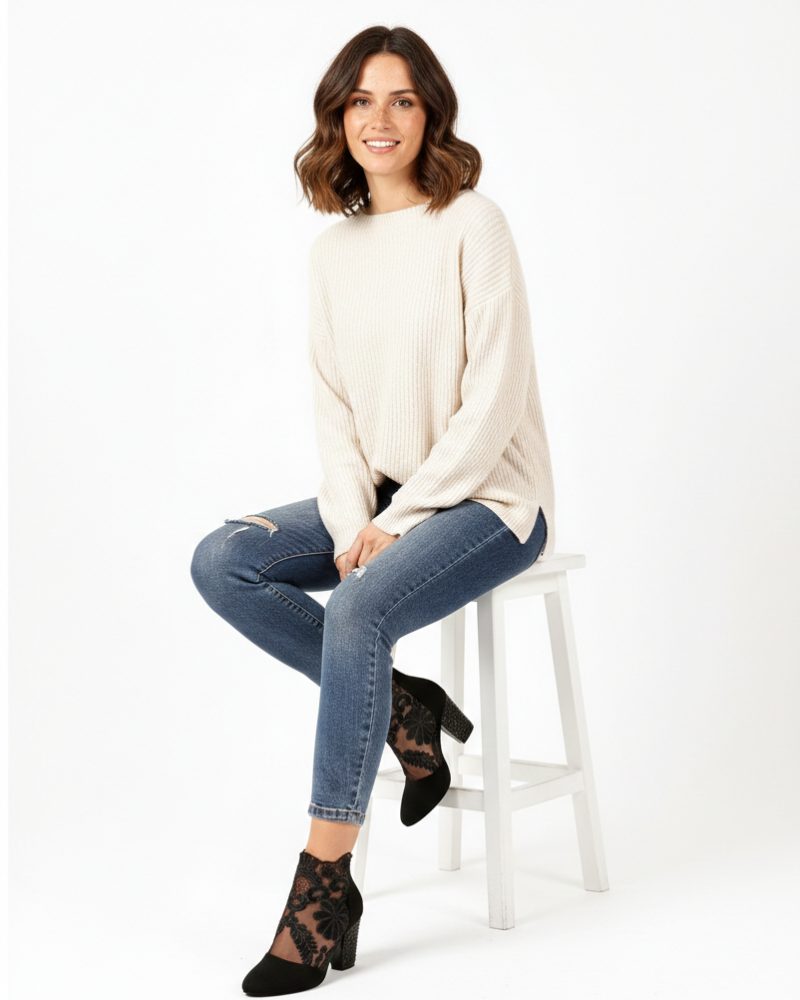 Chelsea Pantofi pentru Femei din Plasă – Pantofi Eleganți cu Model Floral și Toc