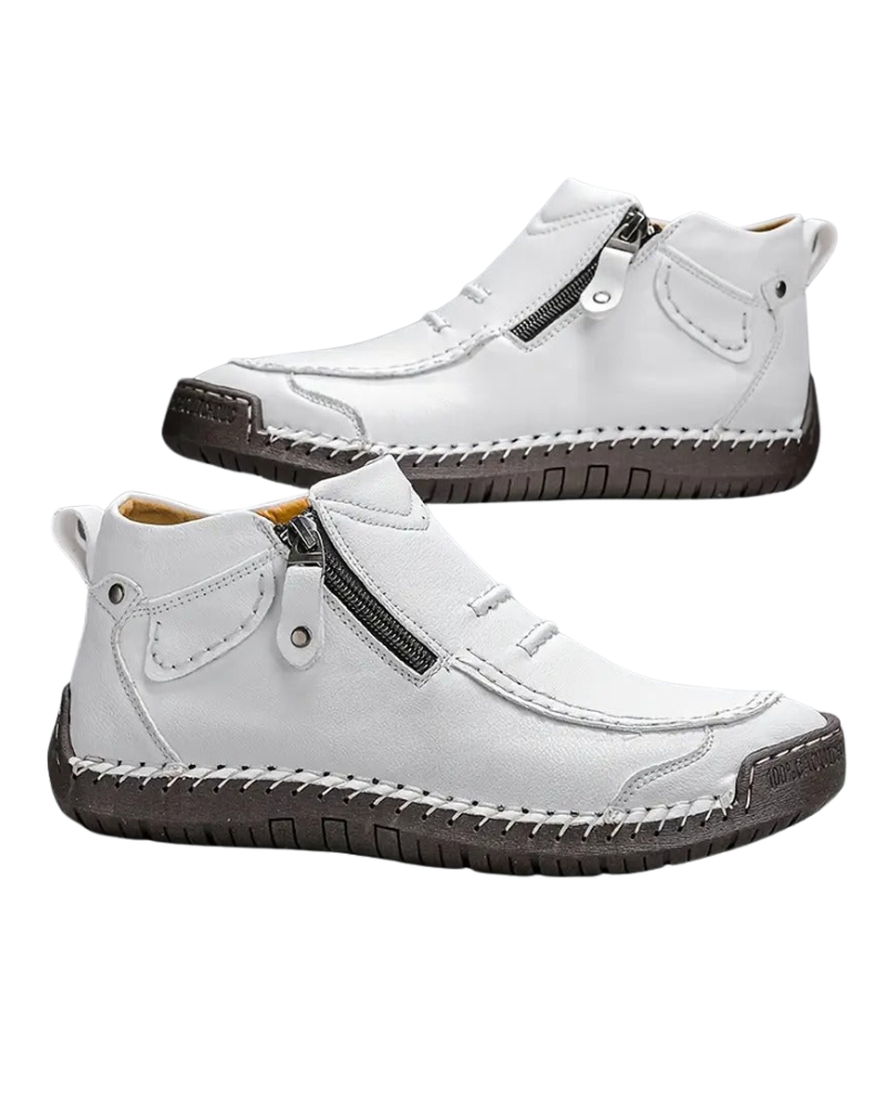 Quinn Chaussures Homme à Soutien Ergonomique – Zip Latéral, Confort Durable & Style Élégant