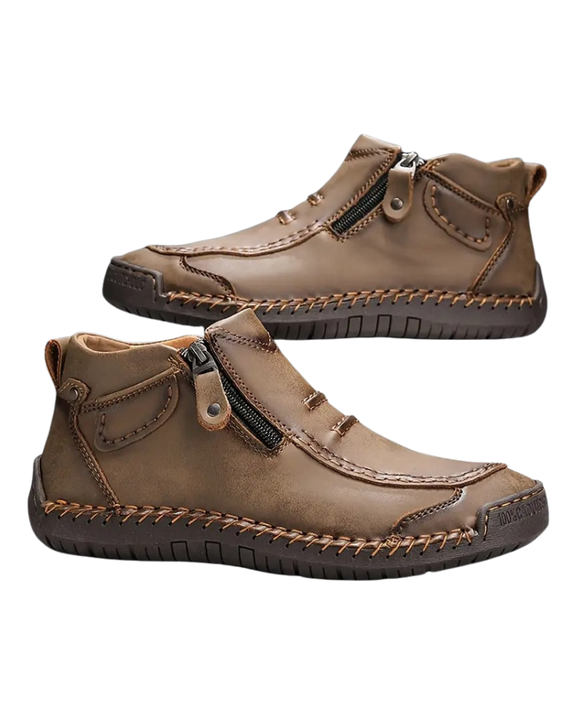 Quinn Chaussures Homme à Soutien Ergonomique – Zip Latéral, Confort Durable & Style Élégant