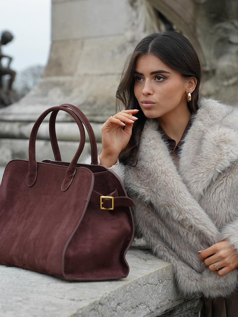 Celine Sac Bandoulière Femme – Sac en Cuir de Luxe pour Usage Quotidien, Travail et Voyage