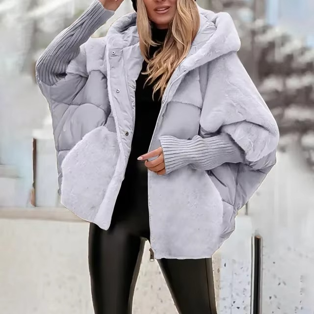 Sapphire Manteau Hiver Femme – Veste Chaude Unicolore avec Coupe Confortable et Élégante