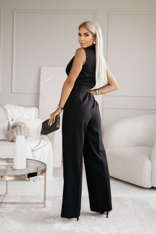 Giuliana Elegante Tuta da Donna - Tuta Senza Maniche con Vestibilità Chic e Comoda