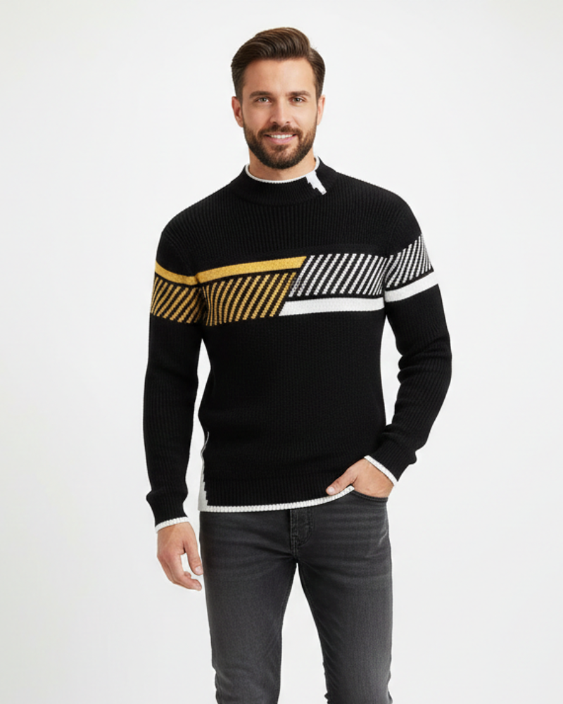 Oliver Pull Homme Premium – Pull Élégant en Coton Mélangé Coupe Regular & Confort Raffiné