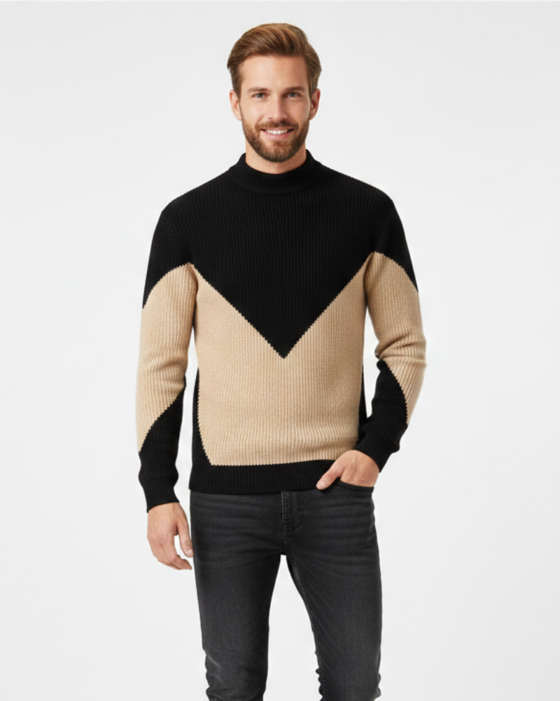 Oliver Pull Homme Premium – Pull Élégant en Coton Mélangé Coupe Regular & Confort Raffiné