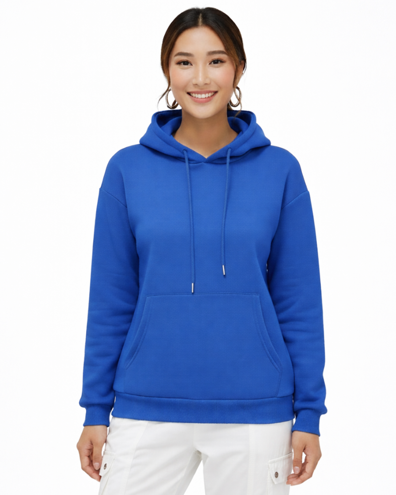 Sweatshirt com Capuz Clássica para Mulher Chloe – Camisola Confortável com Bolso Canguru