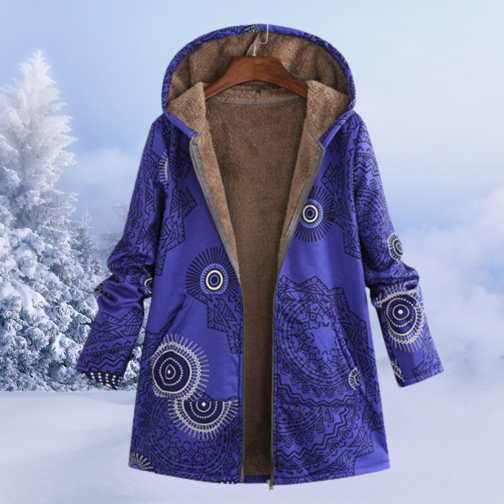 Cleo Veste Femme – Veste Douillette à Capuche Confortable & Moderne pour l’Hiver