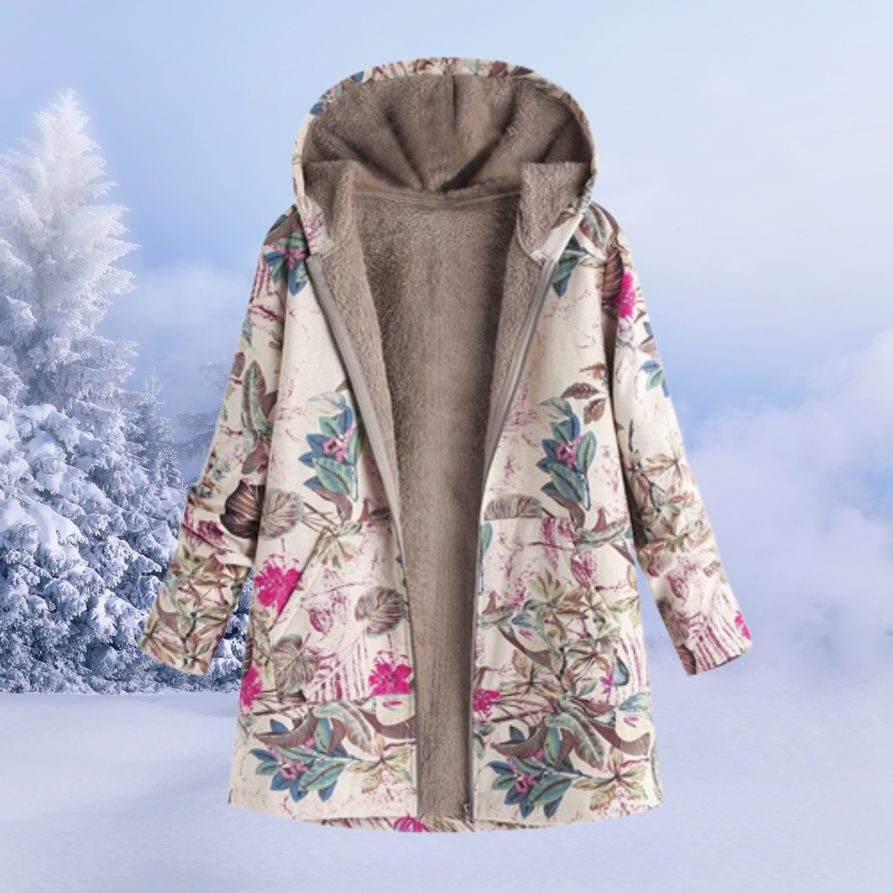 Cleo Veste Femme – Veste Douillette à Capuche Confortable & Moderne pour l’Hiver