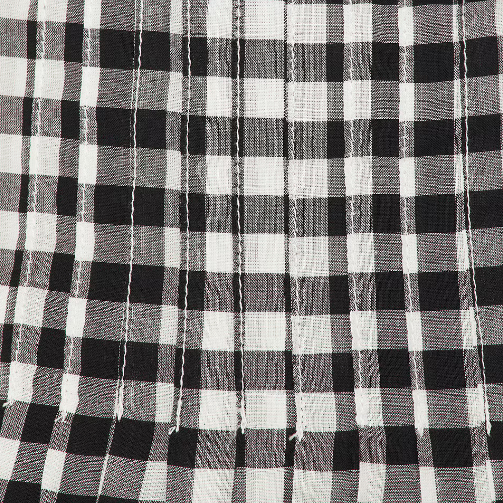 Valerine Ensemble Femme 2 Pièces – Design à Carreaux Élégant avec Haut Épaules Dénudées et Short