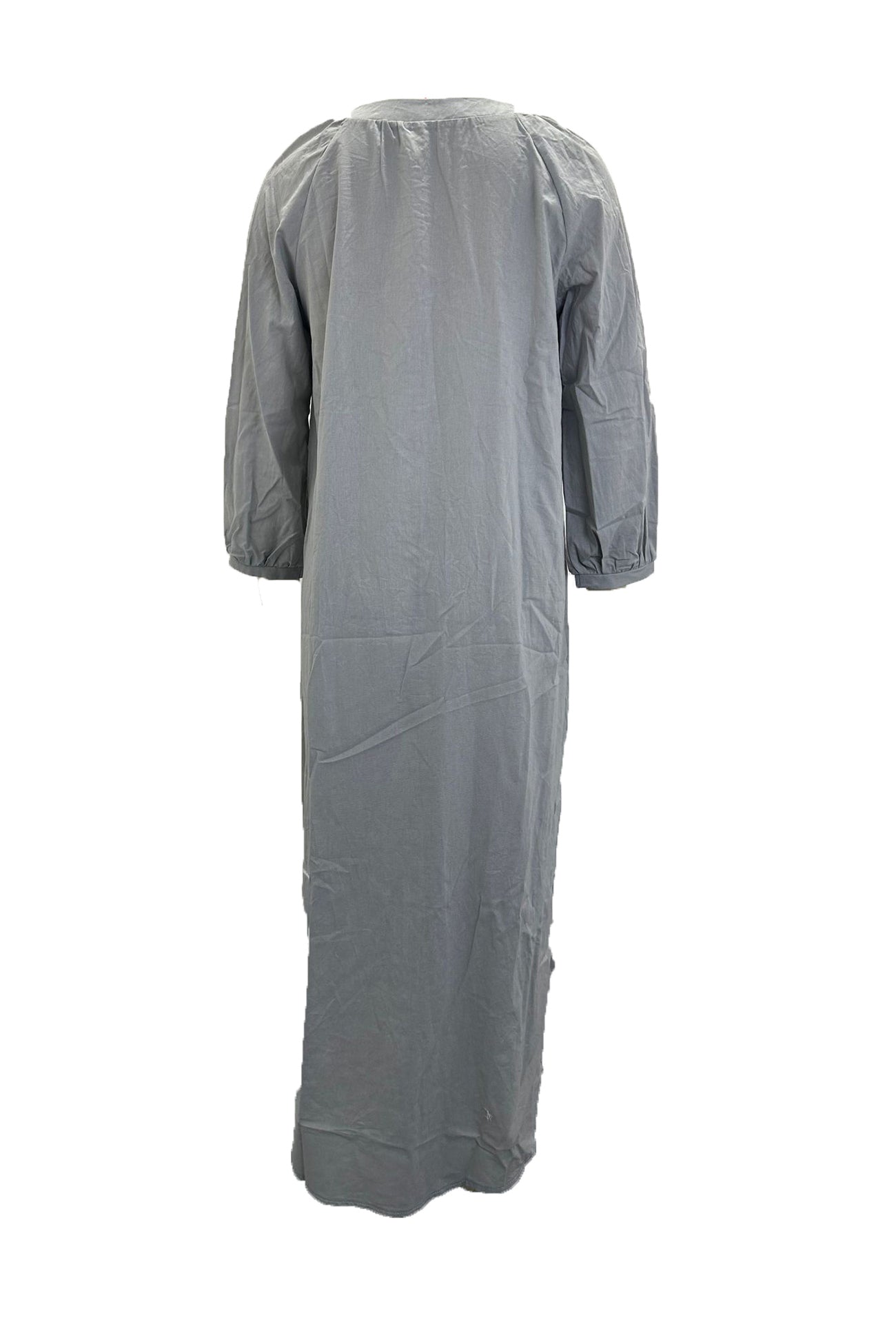 Abito da donna Veanna - Elegante abito a maniche lunghe con scollo a V e chiusura con bottoni