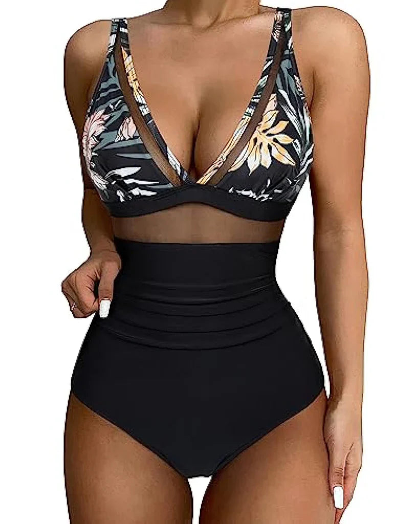 Sophie Maillot de Bain Femme – Coupe Ajustée avec Bretelles Réglables & Séchage Rapide