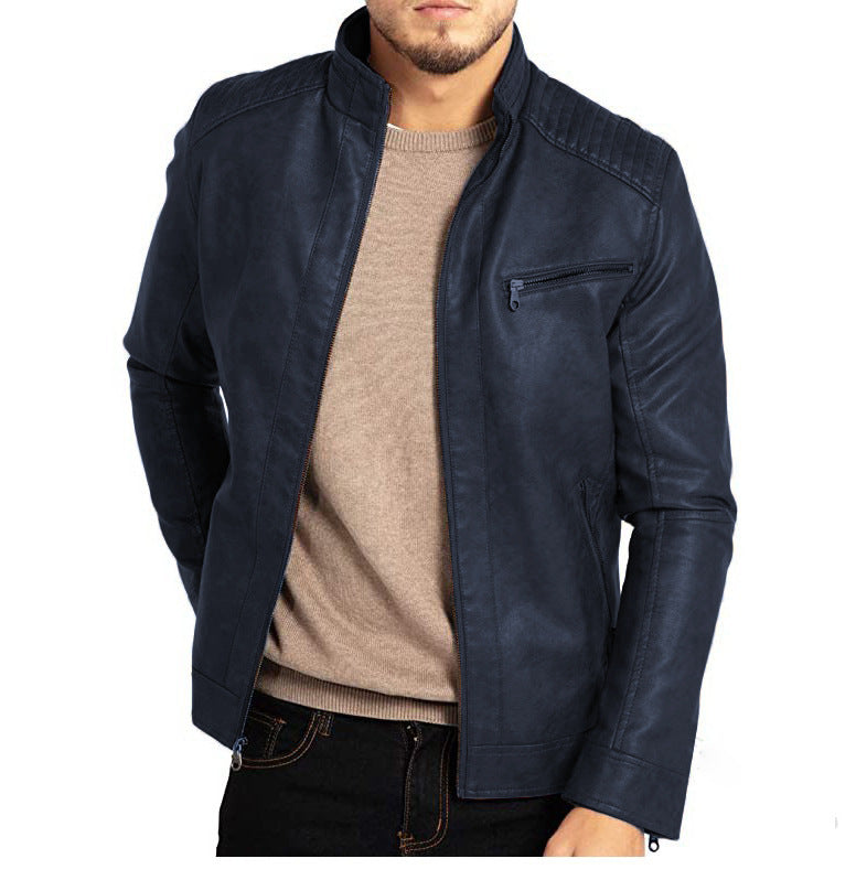 Marlon Veste Cuir Homme – Blouson Vintage Durable au Style Classique & Intemporel