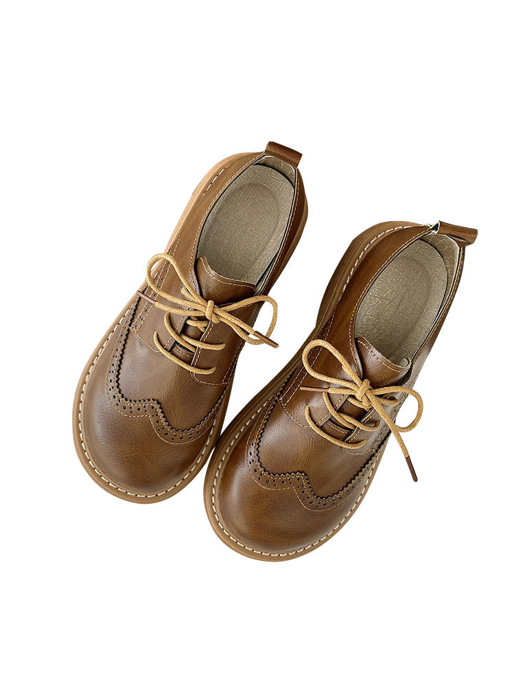 Liza Chaussures Femme – Oxford Style Richelieu Élégantes avec Détails Brogue & Confort