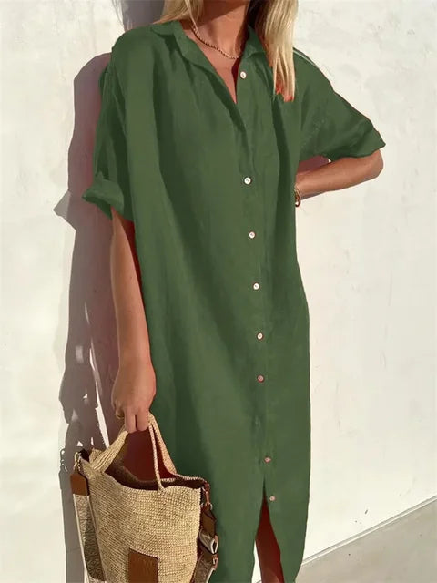 Abito estivo da donna Elara: abito chic e leggero con taglio elegante per le giornate di sole