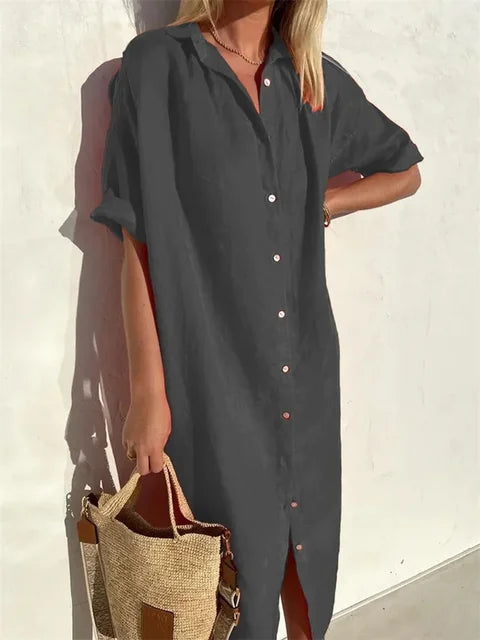 Abito estivo da donna Elara: abito chic e leggero con taglio elegante per le giornate di sole