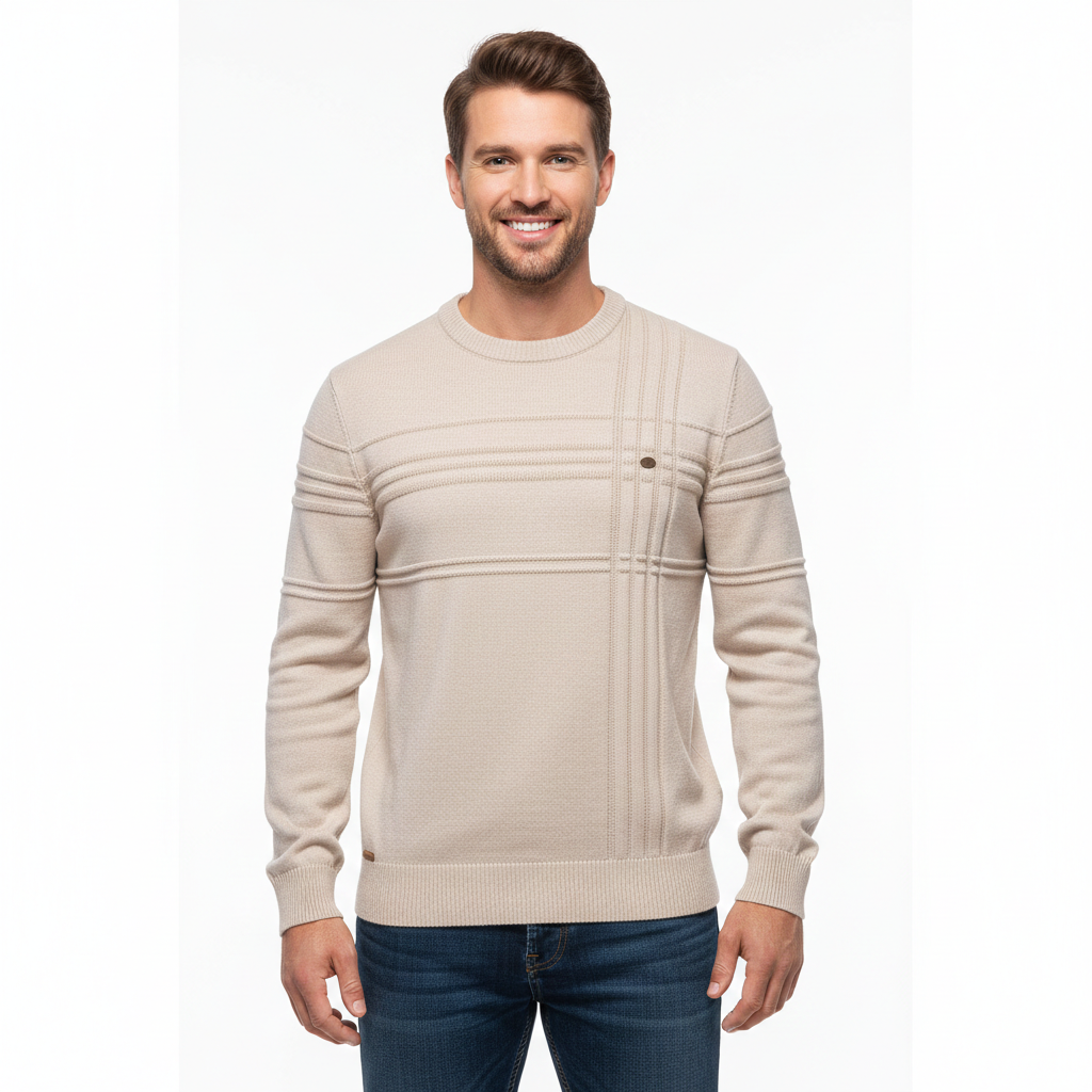 Ymo Muški Pulover Klasični – Redoviti Kroj, Vrhunska Udobnost i Svestrani Stil