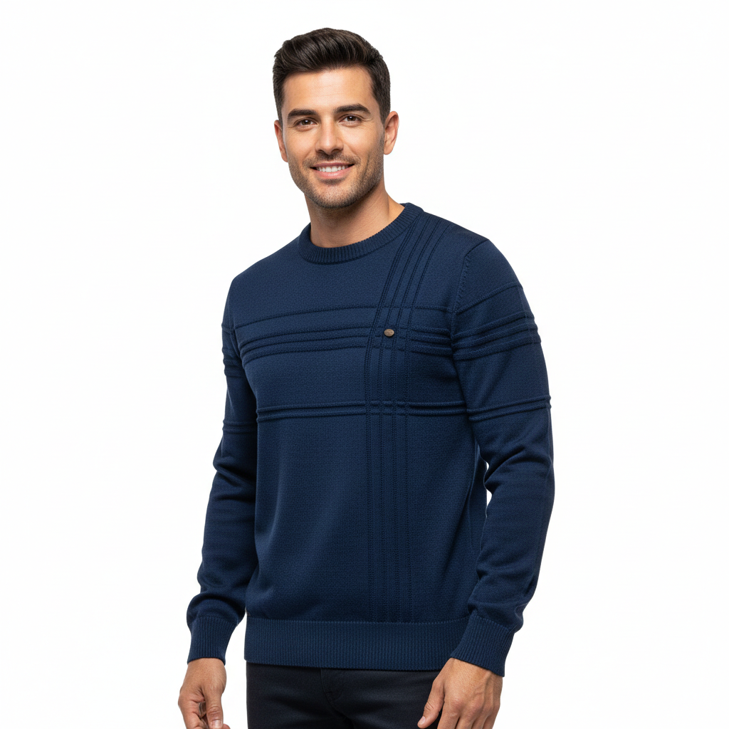 Ymo Muški Pulover Klasični – Redoviti Kroj, Vrhunska Udobnost i Svestrani Stil