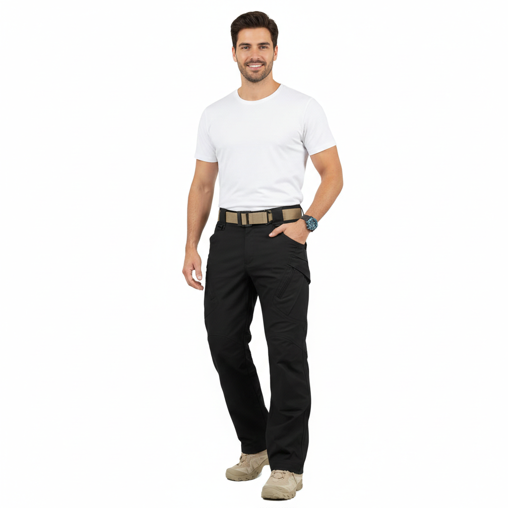 Zac Pantalon Cargo Homme Imperméable – Outdoor & Travail avec Coupe Confortable