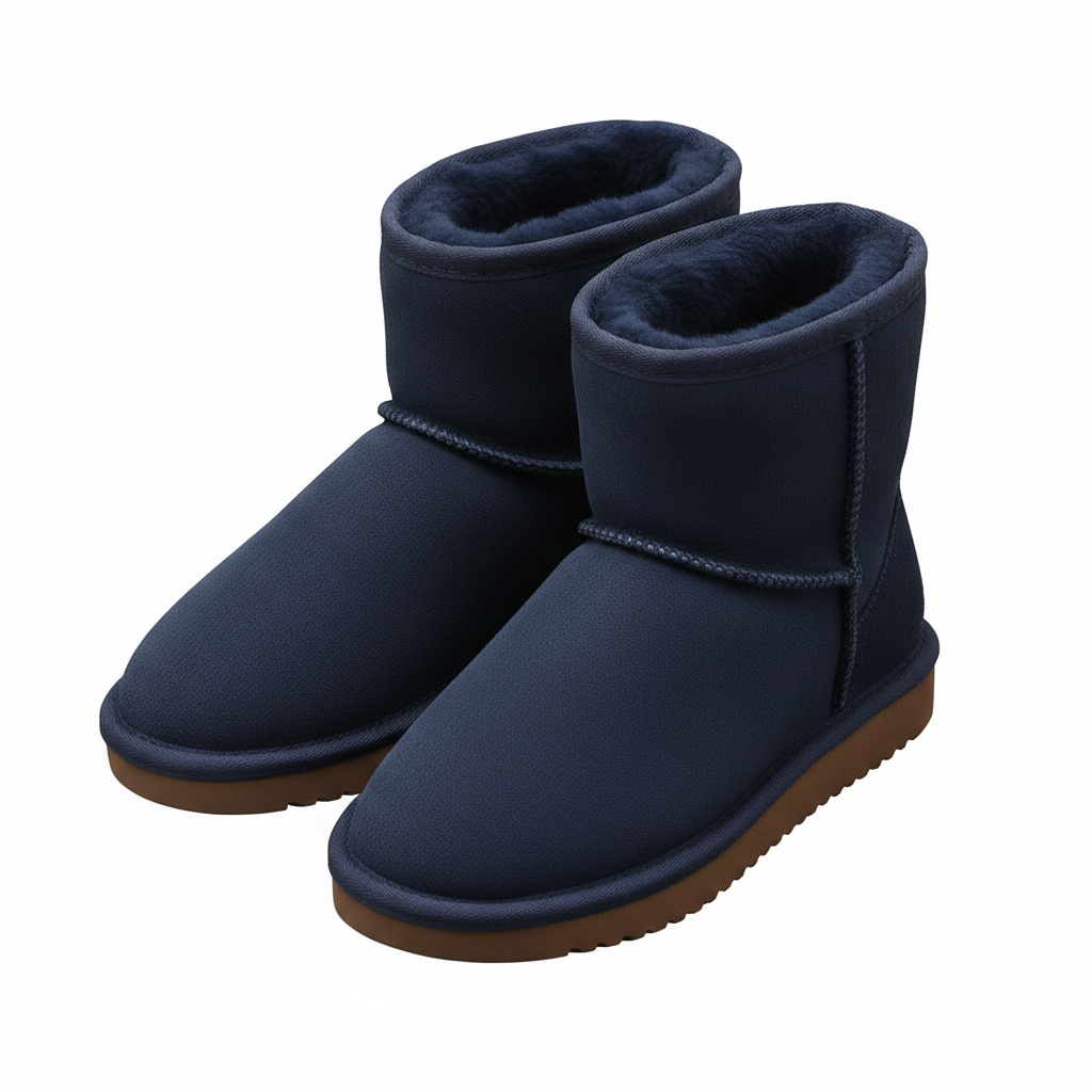 Zafira Women's Polar Fleece Lined Ankle Boots – Comfortable Short Suede Effect Boots