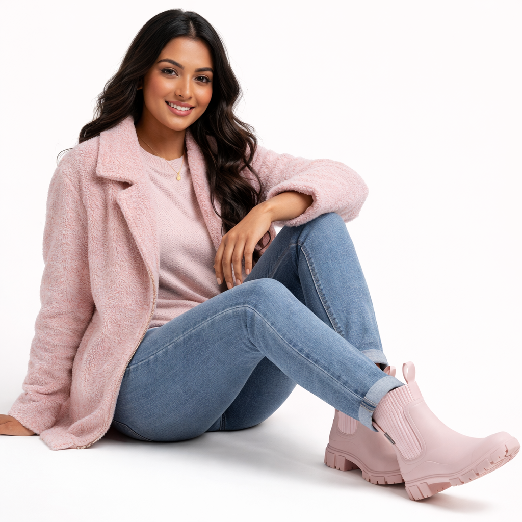 Zaria Botas de Chuva para Mulher – Impermeáveis Leves com Sola Antiderrapante