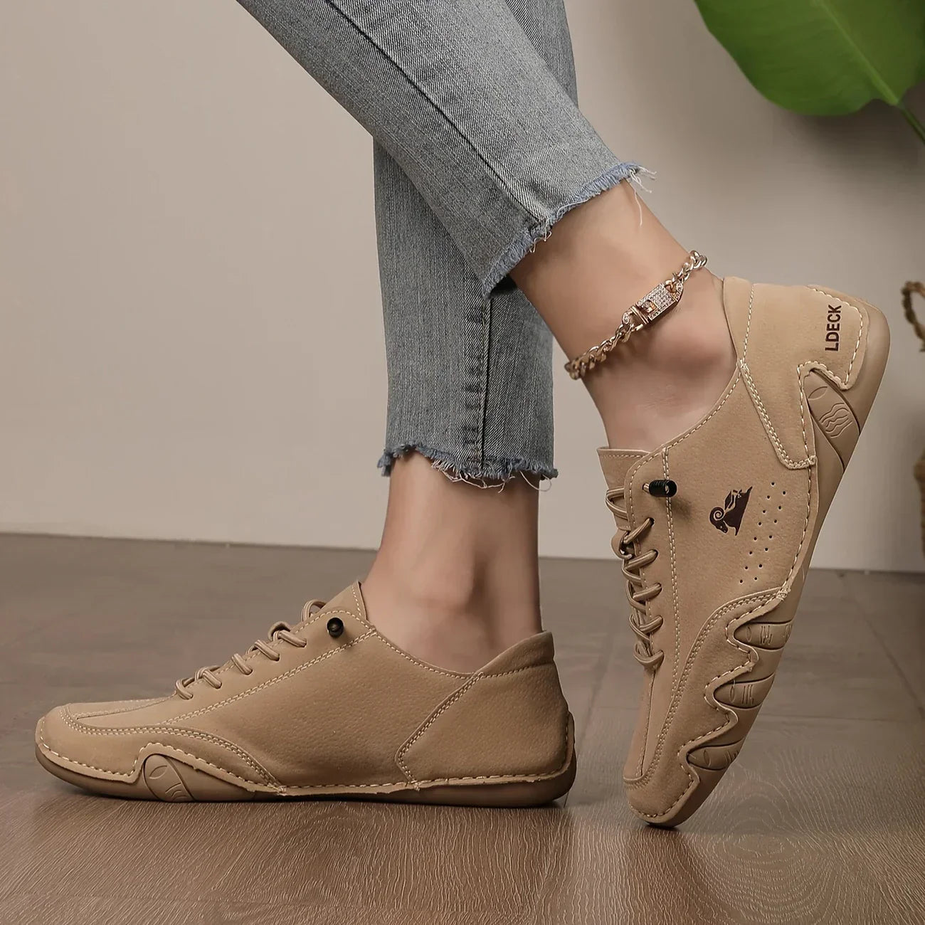 Rome Chaussures Décontractées à Lacets pour Homme – Design bas avec semelle texturée et surpiqûres contrastées